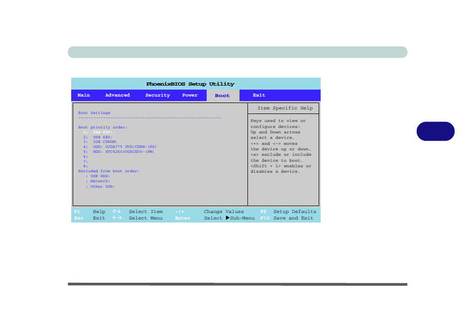 Boot menu, Boot menu -15, Bios utilities boot menu 5 - 15 | Figure 5 - 6 | Eurocom M620NC TITANIUM User Manual | Page 83 / 140