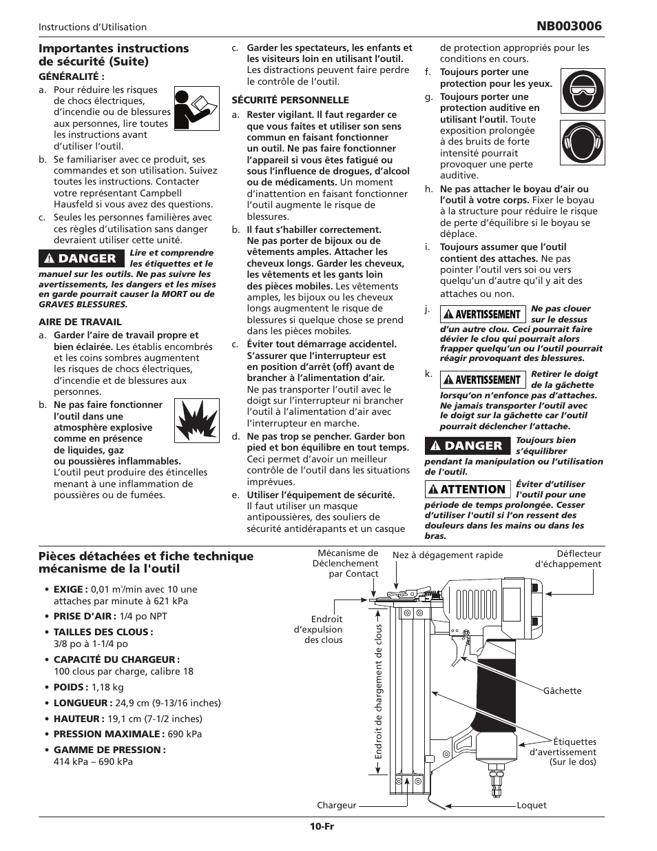 Campbell Hausfeld IN703700AV User Manual | Page 10 / 24