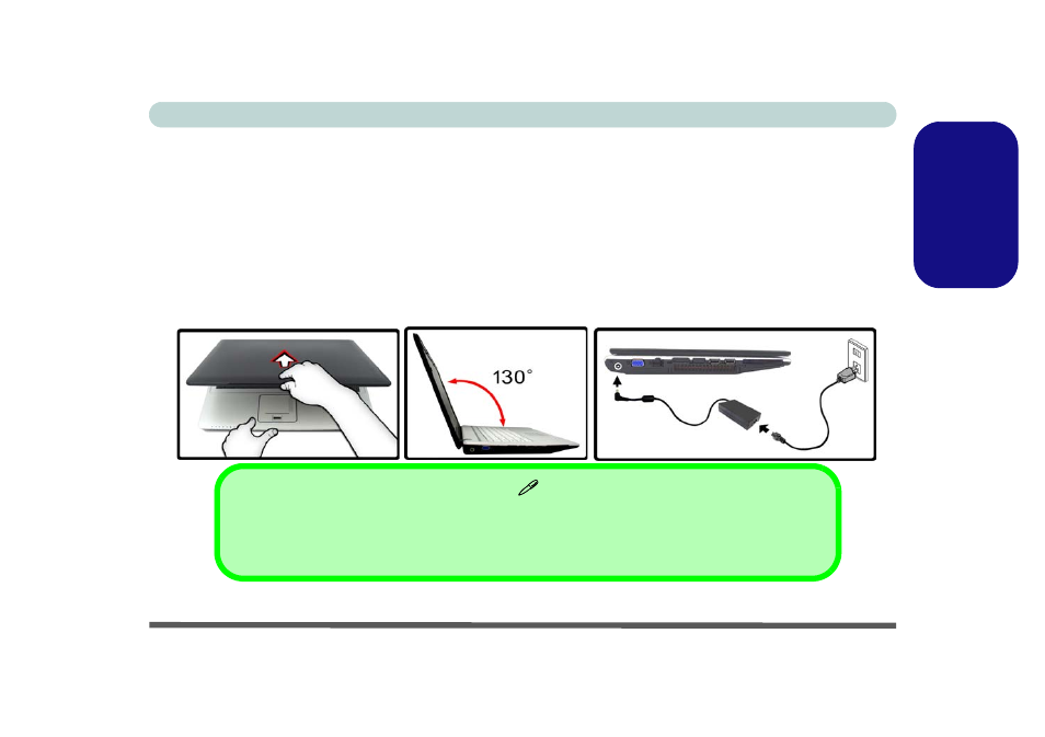 System startup, Engl ish | Eurocom M76TU Mamba User Manual | Page 13 / 226