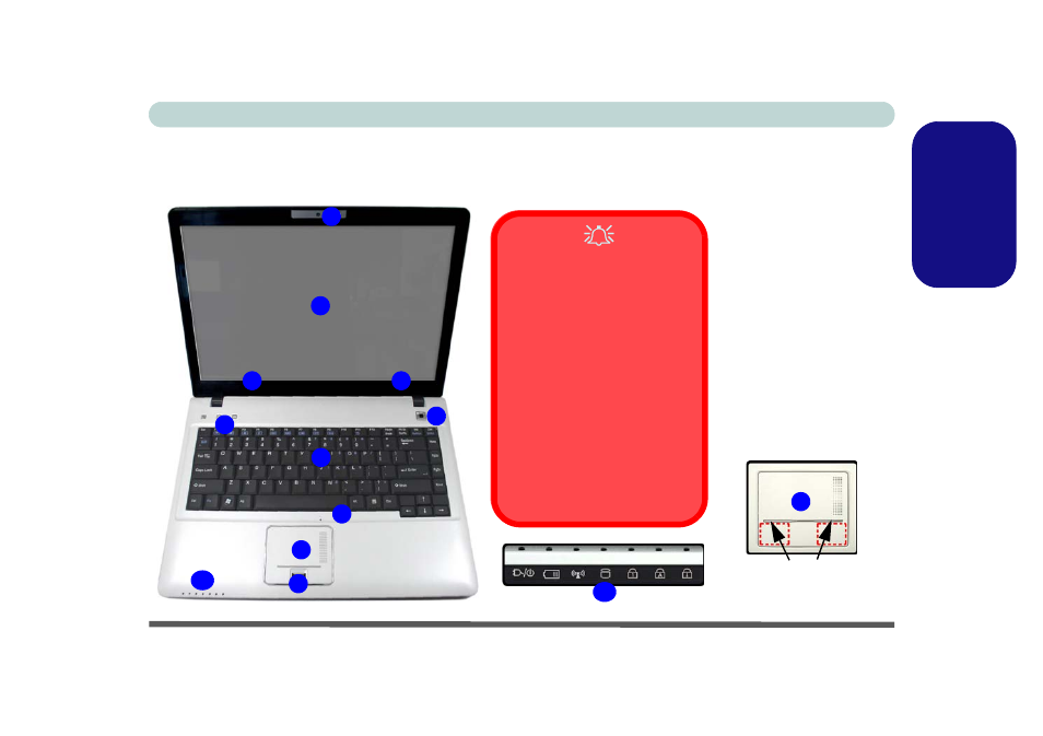 Engl ish | Eurocom M76TU Mamba User Manual | Page 15 / 226
