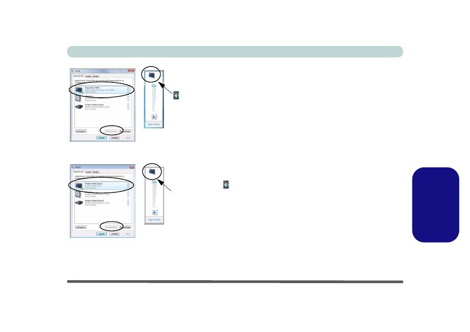 Notas sobre hdmi, Es pa ñol | Eurocom M76TU Mamba User Manual | Page 159 / 226