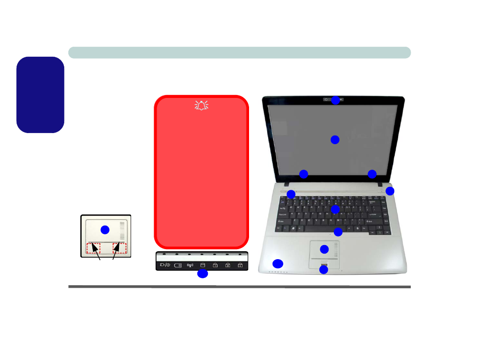 English | Eurocom M76TU Mamba User Manual | Page 16 / 226