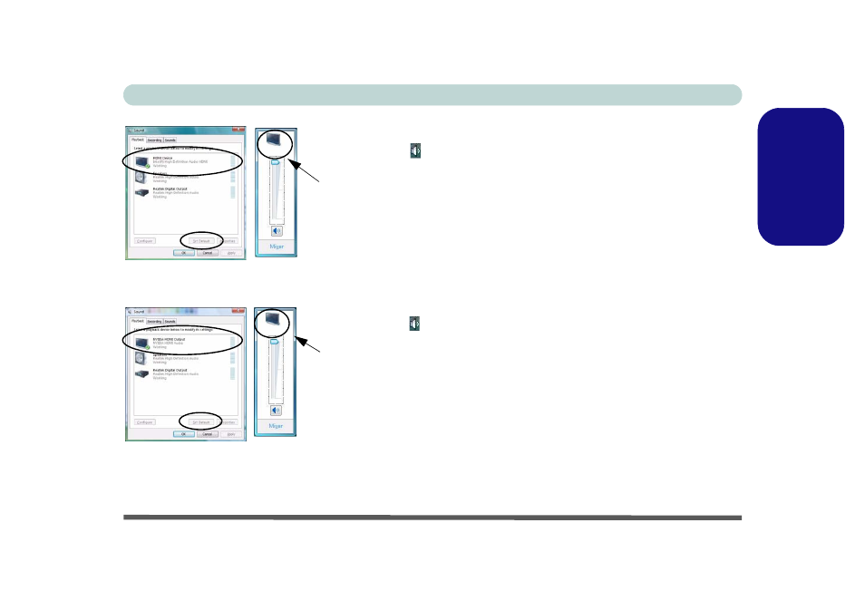 Hdmi notes | Eurocom M76TU Mamba User Manual | Page 27 / 226
