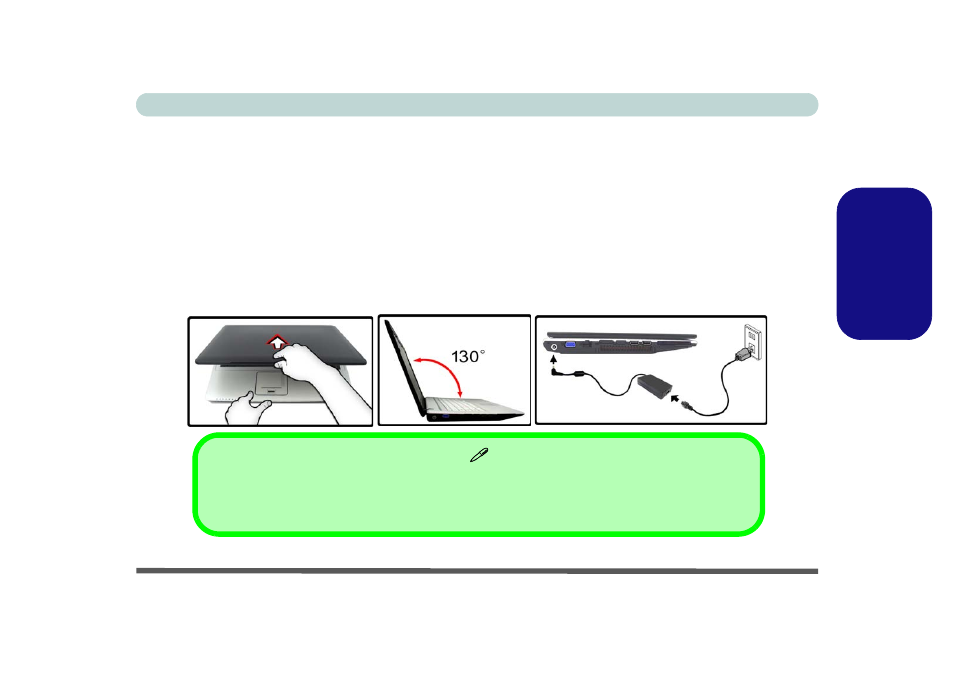 Schnellstart, Deutsch, Schnellstart - 51 ausführliches benutzerhandbuch | Eurocom M76TU Mamba User Manual | Page 57 / 226