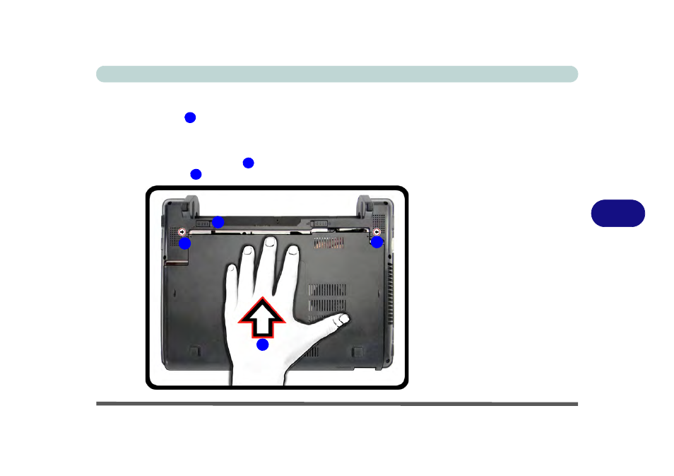 Replacing the component bay cover, Replacing the component bay cover -7 | Eurocom Monster User Manual | Page 107 / 222