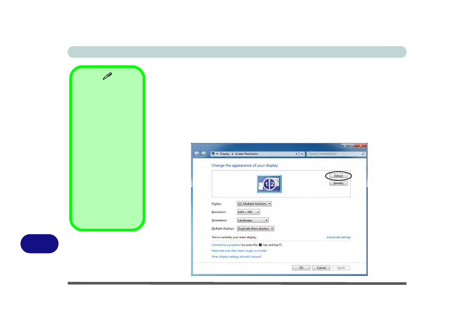 Configuring an external display in windows 7 | Eurocom Monster User Manual | Page 202 / 222