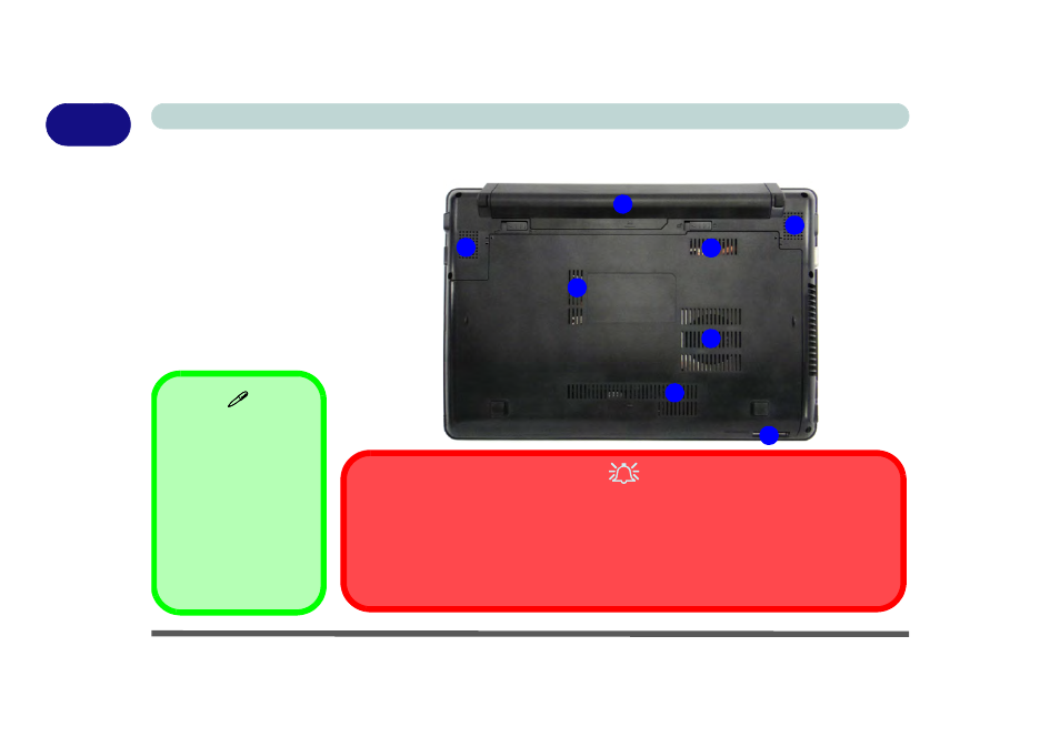 System map: bottom view, System map: bottom view -14 | Eurocom Monster User Manual | Page 42 / 222