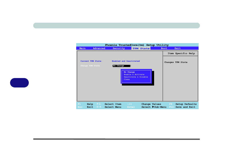 Modules & options 7 - 8 trusted platform module, Figure 7 - 6 | Eurocom R130T ELEMENT User Manual | Page 112 / 274