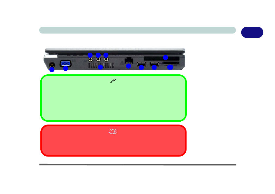 System map: left view, System map: left view -13 | Eurocom R130T ELEMENT User Manual | Page 33 / 274