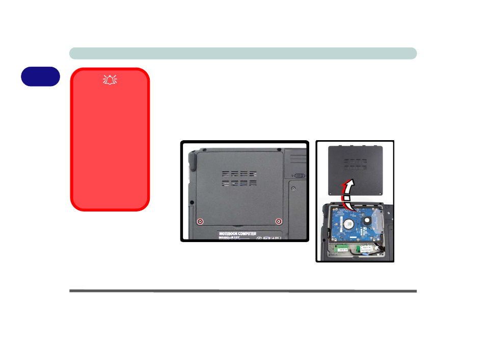 Hard disk drive/solid state drive, Hard disk drive/solid state drive -2 | Eurocom R130T ELEMENT User Manual | Page 42 / 274