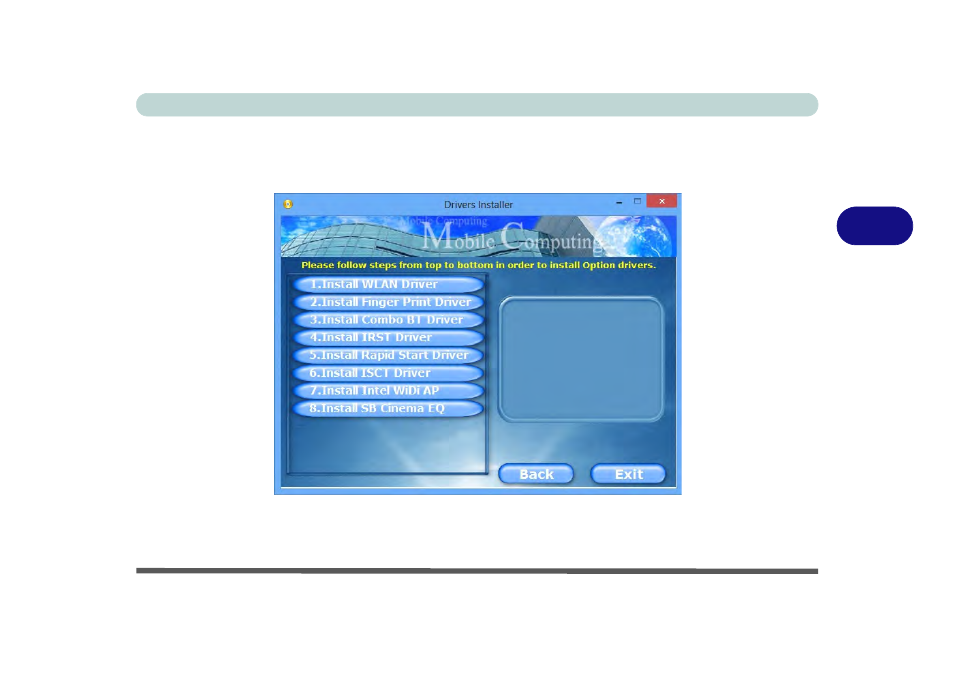 Optional drivers, Optional drivers -9 | Eurocom Shark 2 User Manual | Page 111 / 292