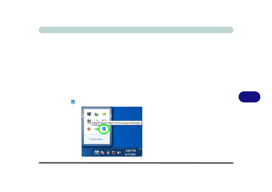 Intel smart connect & intel rapid start technology | Eurocom Shark 2 User Manual | Page 209 / 292