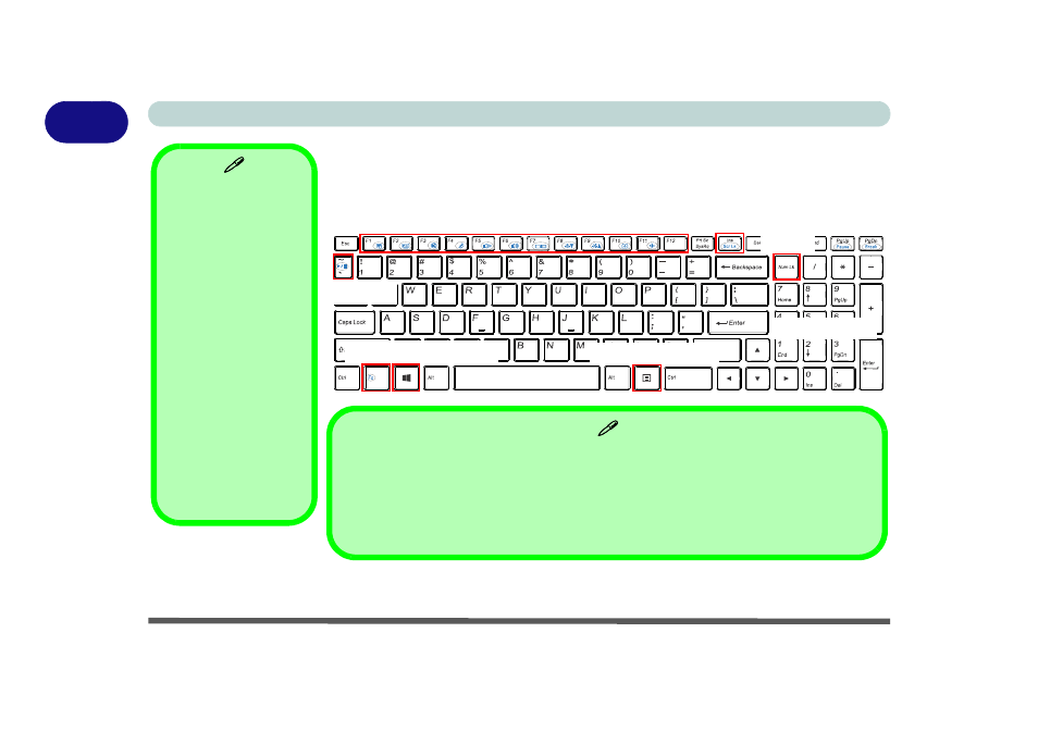 Keyboard, Keyboard -12 | Eurocom Shark 2 User Manual | Page 42 / 292