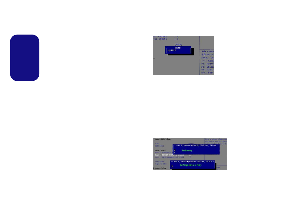Raid setup procedure, English raid setup procedure | Eurocom Shark 3 User Manual | Page 12 / 156