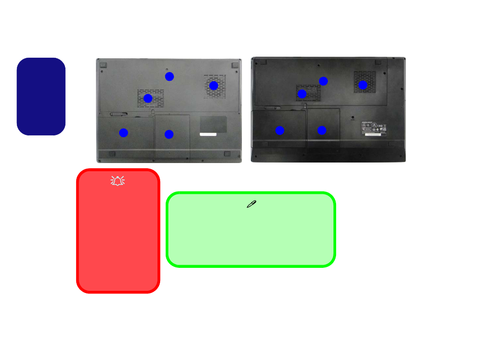 System map: bottom view, English | Eurocom Shark 3 User Manual | Page 24 / 156