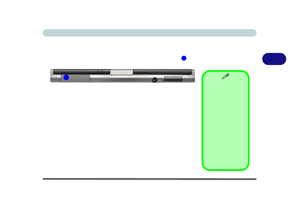 Display devices, Using the driver to switch displays, Figure 3 - 6 rear view | Switching/enabling displays (keyboard), Display devices -11, Switching/enabling displays (keyboard) -11 | Eurocom T210C Convertible User Manual | Page 81 / 178