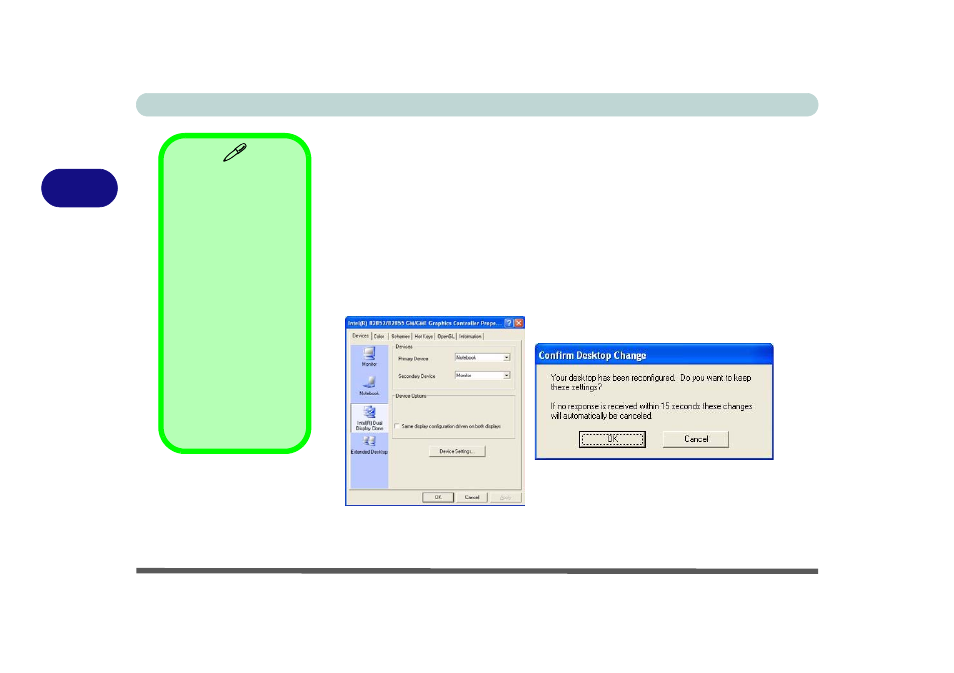 Switching/enabling displays (driver), Vertical refresh rate, Figure 3 - 7 switching display settings | Switching/enabling displays (driver) -12, Switching/en, 3switching/enabling displays (driver) | Eurocom T210C Convertible User Manual | Page 82 / 178