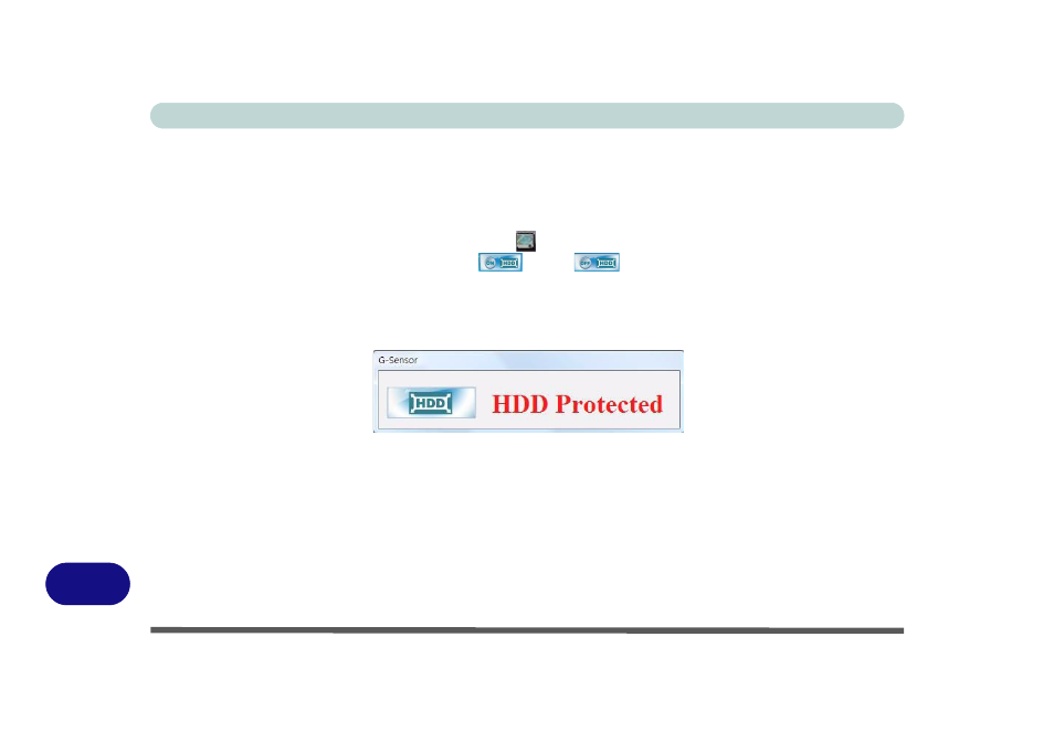 G-sensor - hard disk drive protection | Eurocom T890M ELEMENT User Manual | Page 164 / 218