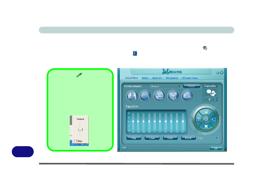 Audio features | Eurocom T890M ELEMENT User Manual | Page 166 / 218
