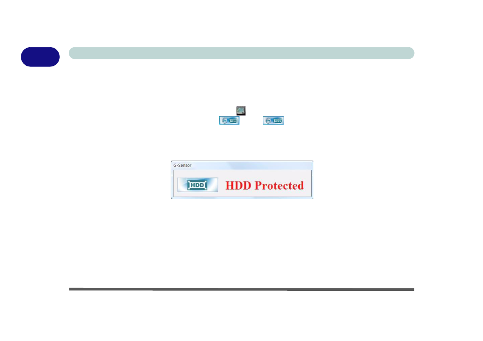 G-sensor - hard disk drive protection, G-sensor - hard disk drive protection -20 | Eurocom T890M ELEMENT User Manual | Page 40 / 218