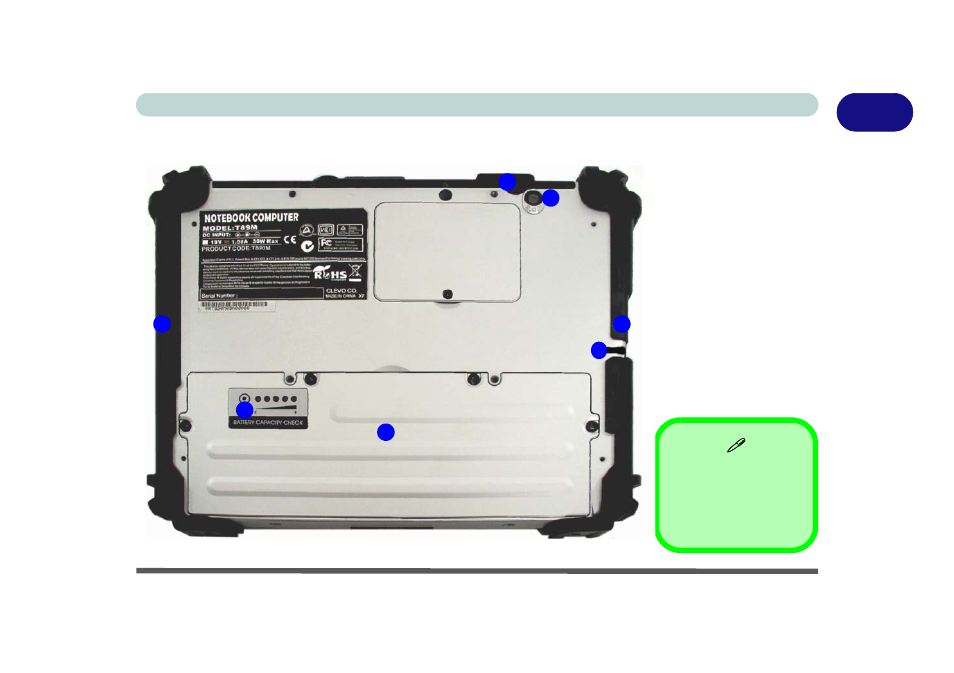 System map: rear view, System map: rear view -21 | Eurocom T890M ELEMENT User Manual | Page 41 / 218