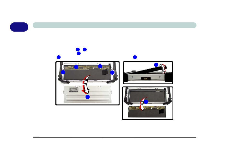 Removing the battery, Removing the battery -30 | Eurocom T890M ELEMENT User Manual | Page 50 / 218