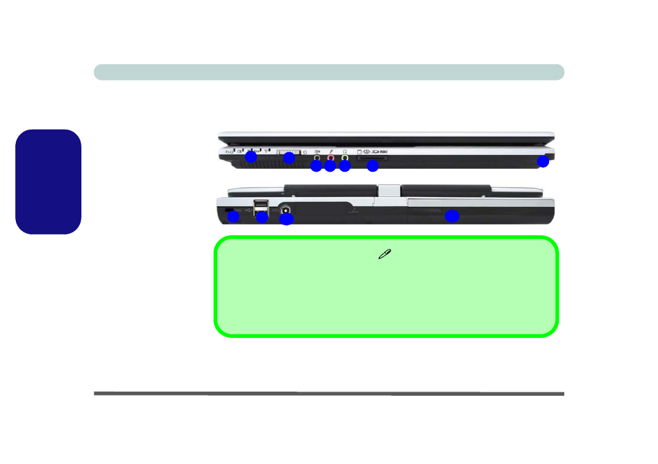 Systemübersicht: ansicht von vorne und rückansicht, De uts c he | Eurocom TN12R Tablet User Manual | Page 68 / 226