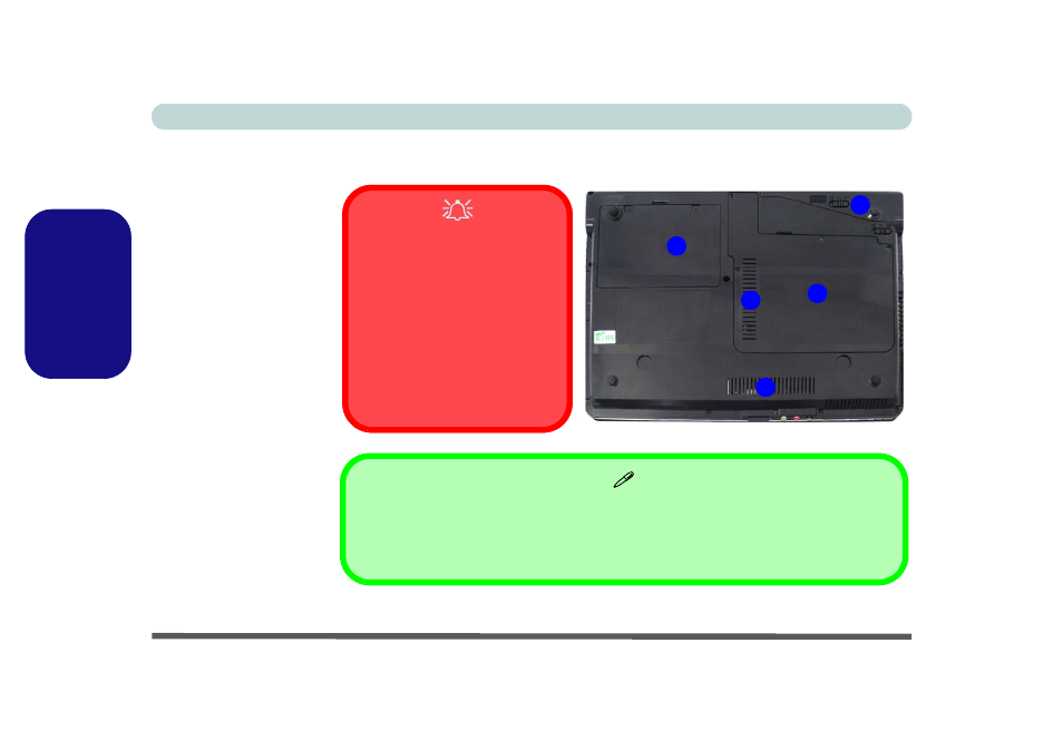 Systemübersicht: ansicht von unten, De uts c he | Eurocom TN12R Tablet User Manual | Page 70 / 226