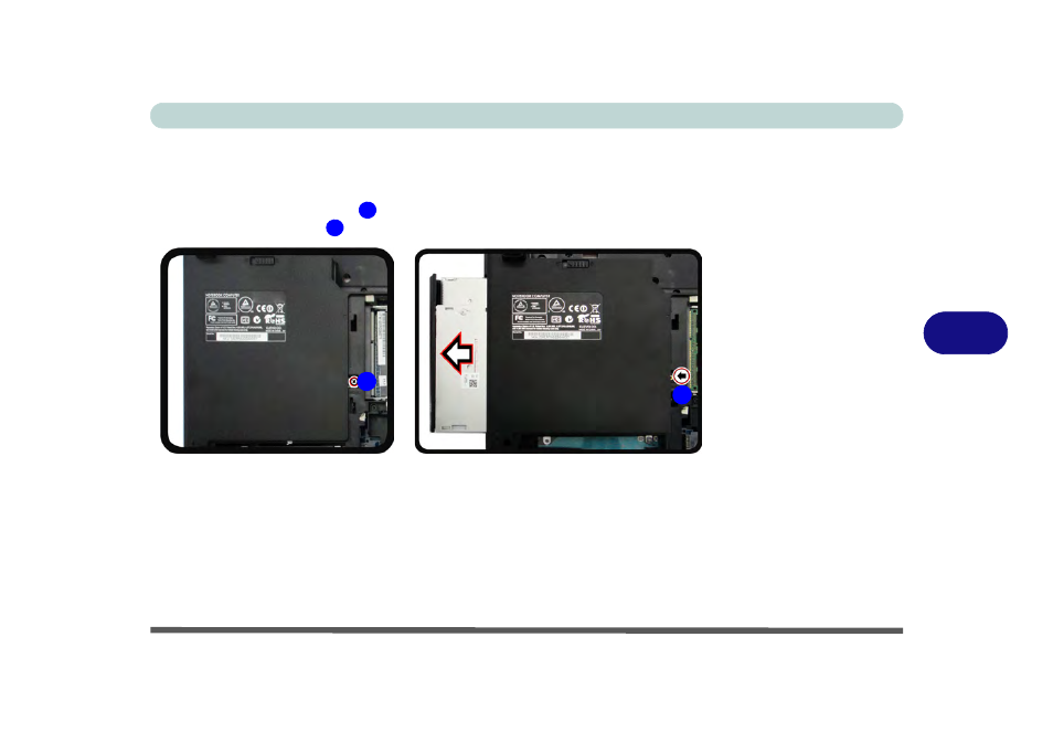 Removing the optical device for model a computers | Eurocom W150ER FOX 4.0 User Manual | Page 133 / 292