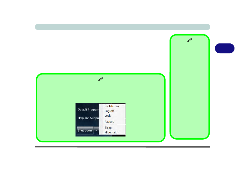 Turning on the computer, Turning on the computer -3 | Eurocom W150ER FOX 4.0 User Manual | Page 77 / 292