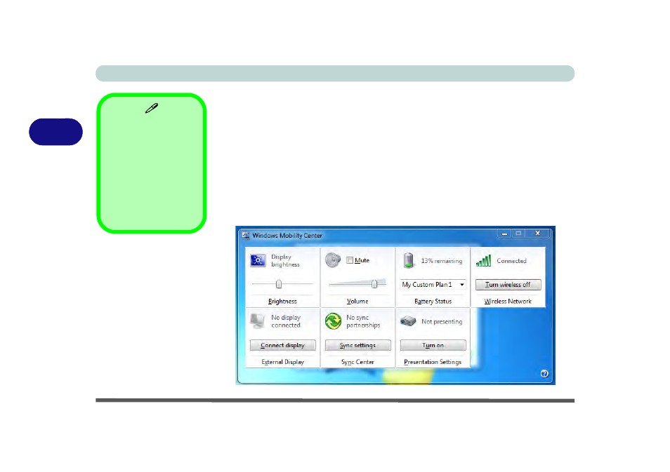 Conserving battery power, Conserving battery power -12 | Eurocom W150ER FOX 4.0 User Manual | Page 86 / 292