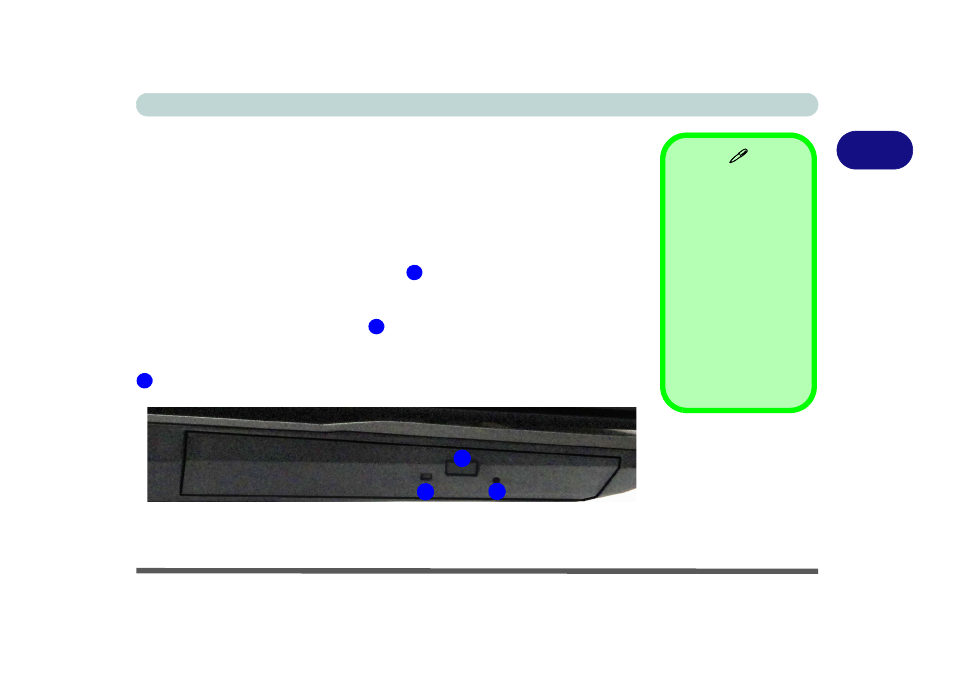 Optical device, Loading discs, Optical device -3 loading discs -3 | Eurocom W3x0ET Shark User Manual | Page 55 / 268