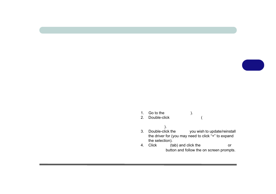 Updating/reinstalling individual drivers, Updating/reinstalling individual drivers -5 | Eurocom M5 Pro User Manual | Page 111 / 298