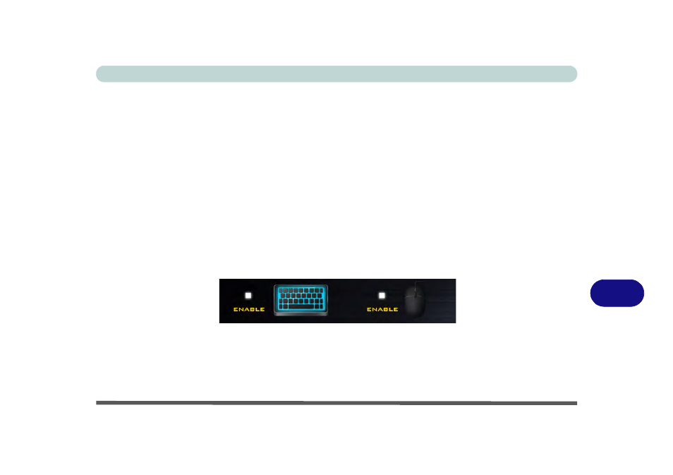 Combo keys application features, Keyboard and mouse settings | Eurocom M5 Pro User Manual | Page 239 / 298