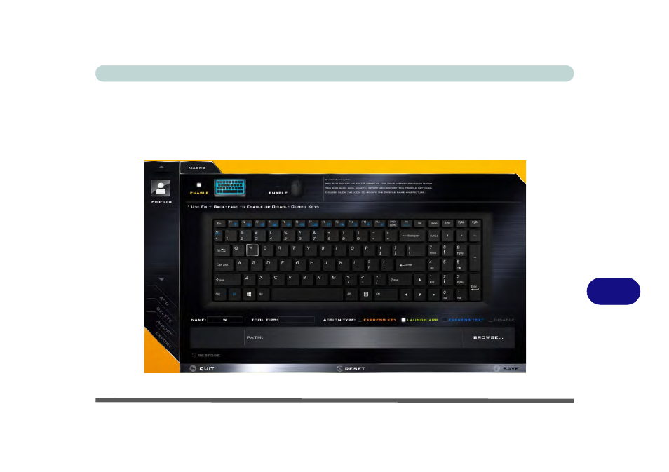 Keyboard settings | Eurocom M5 Pro User Manual | Page 241 / 298