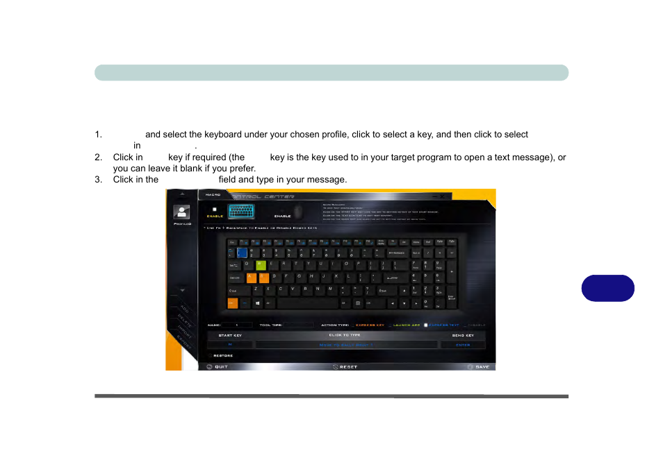 Keyboard settings - express text | Eurocom M5 Pro User Manual | Page 249 / 298