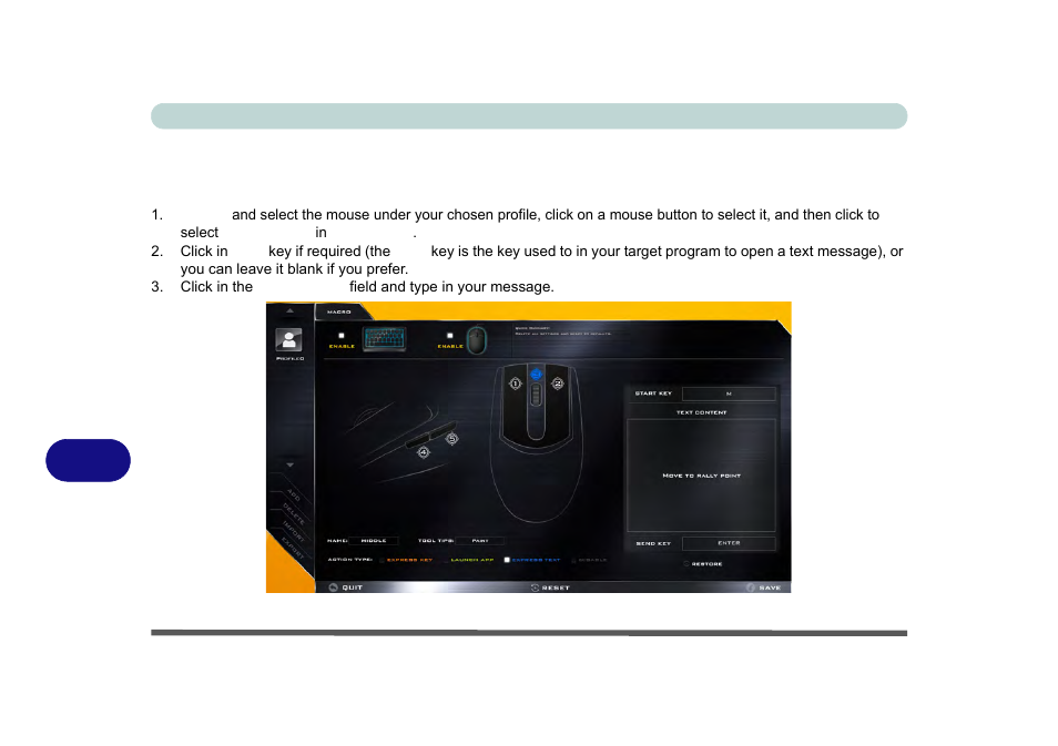 Mouse settings - express text | Eurocom M5 Pro User Manual | Page 256 / 298