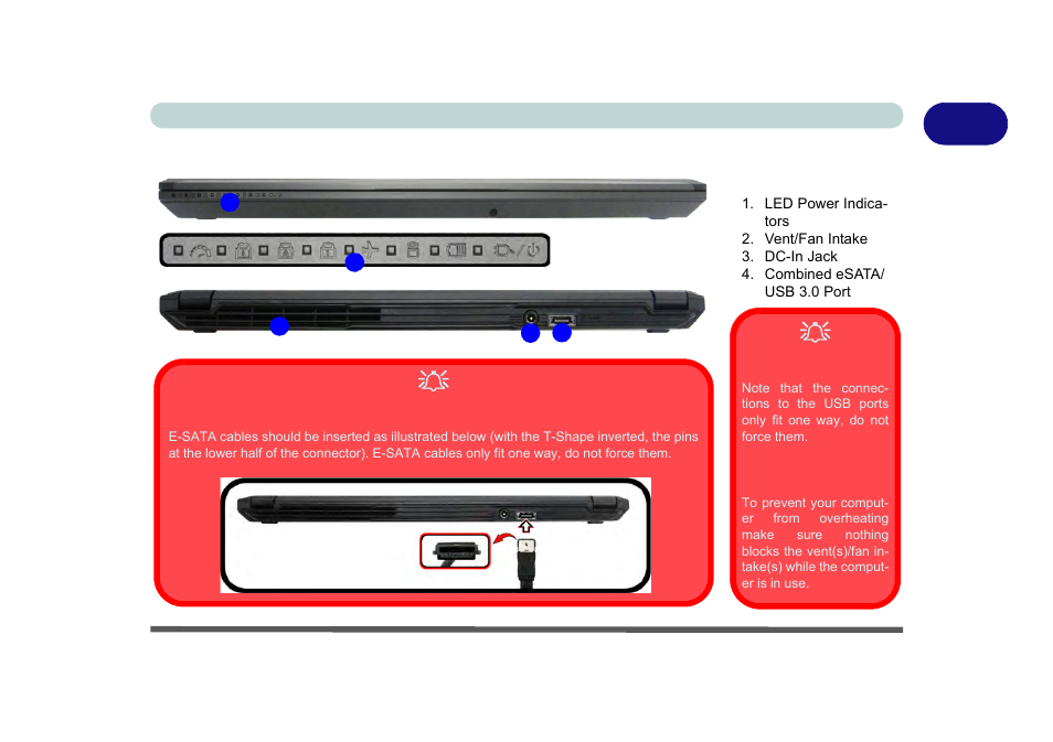 Front & rear views, Front & rear views -15 | Eurocom M5 Pro User Manual | Page 49 / 298