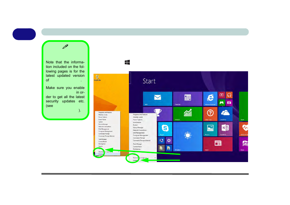 Windows 8.1 control panel, Windows 8.1 control panel -20 | Eurocom M5 Pro User Manual | Page 54 / 298