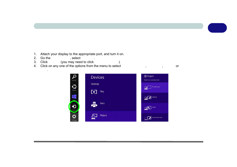 Configuring external displays, Configuring external displays -33 | Eurocom M5 Pro User Manual | Page 67 / 298