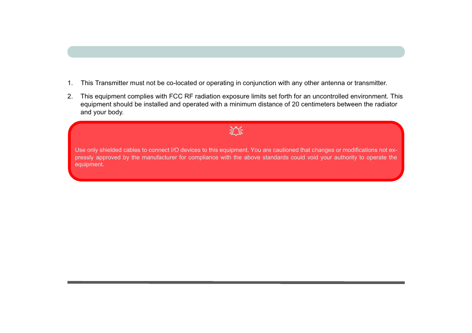 Fcc rf radiation exposure statement | Eurocom M5 Pro User Manual | Page 7 / 298