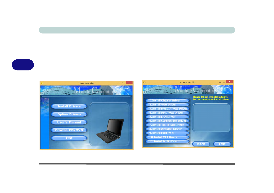 Driver installation, Driver installation -2 | Eurocom X3 R2 User Manual | Page 136 / 346