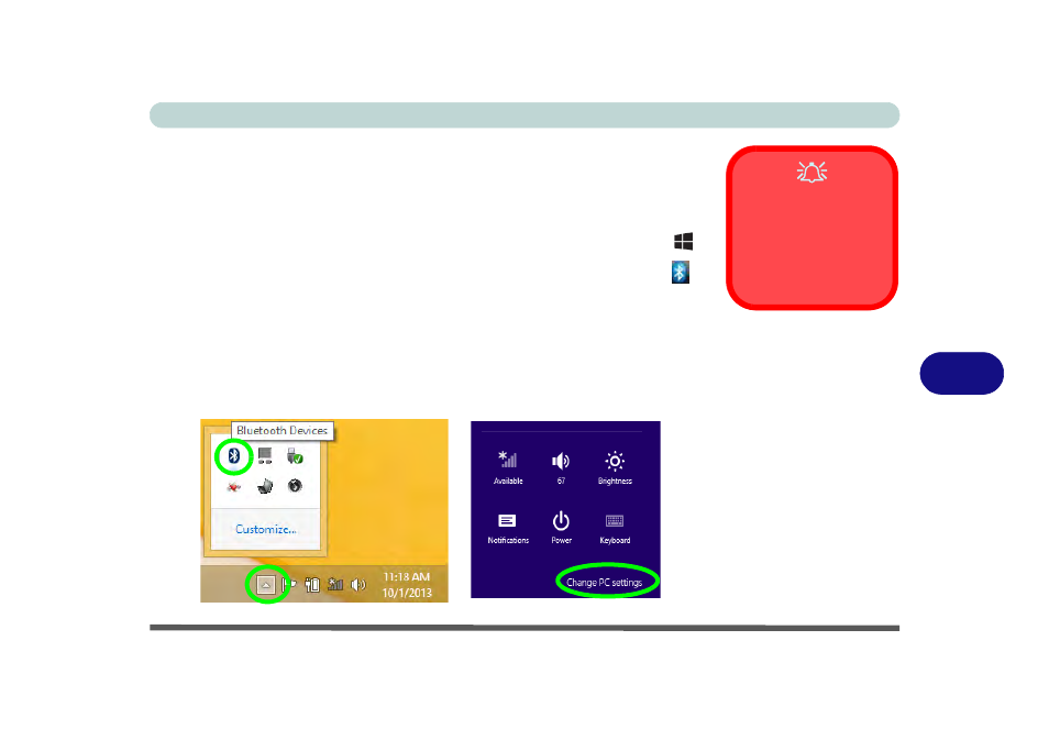 Bluetooth configuration in windows, Bluetooth configuration in windows -39, Bluetooth configuration in windows” on | 7bluetooth configuration in windows | Eurocom X3 R2 User Manual | Page 233 / 346