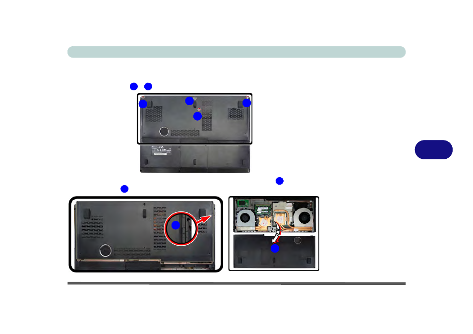 Removing the component cover (models a, c & d), Removing the component cover (models a, c & d) -25 | Eurocom X5 R2 User Manual | Page 187 / 346