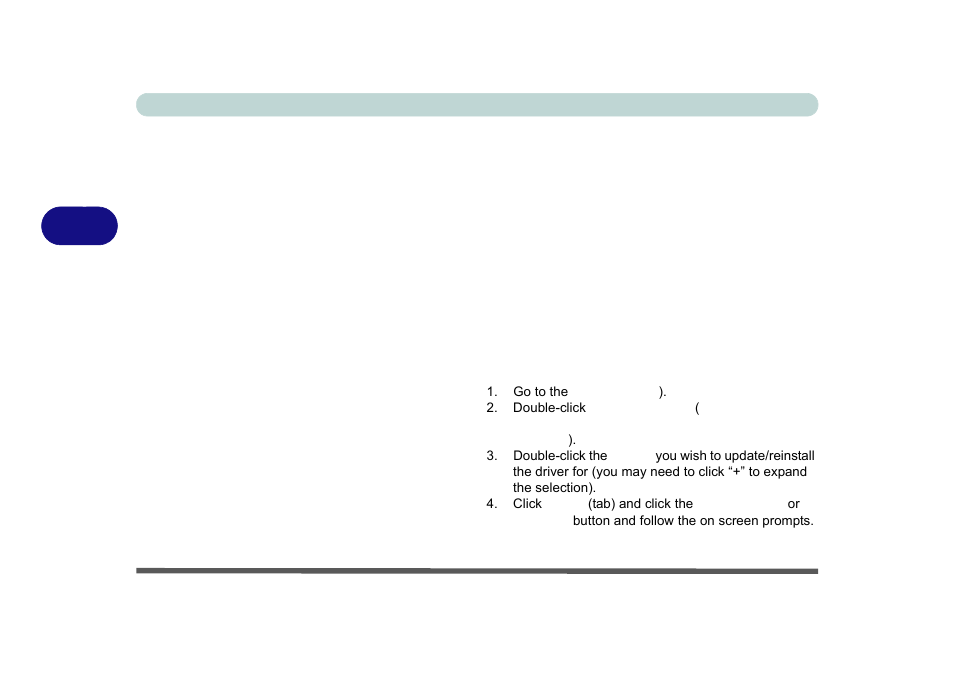 Updating/reinstalling individual drivers, Updating/reinstalling individual drivers -4 | Eurocom X8 User Manual | Page 138 / 334