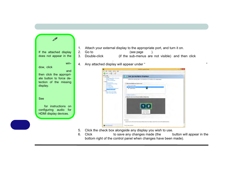 Configuring an external display (nvidia), Configuring an external, By me | Eurocom X8 User Manual | Page 314 / 334