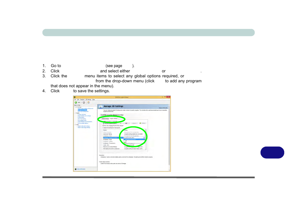 Manage 3d settings | Eurocom X8 User Manual | Page 323 / 334