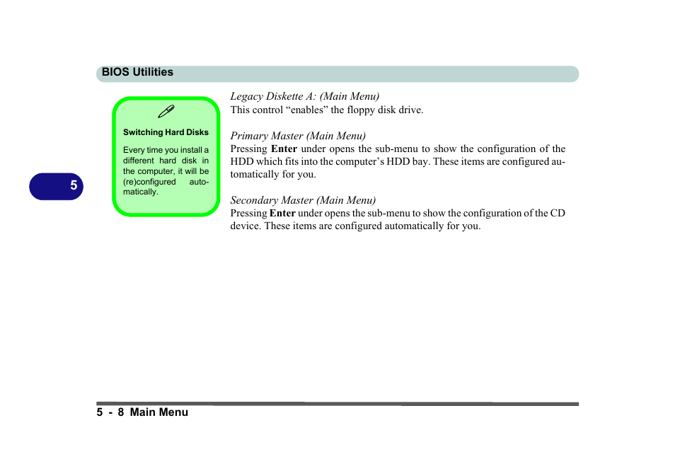 Switching hard disks | Eurocom D270ES VIPER User Manual | Page 107 / 153