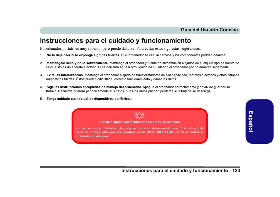 Instrucciones para el cuidado y funcionamiento, Es pa ñol | Eurocom D40EV IMPRESSA User Manual | Page 129 / 206