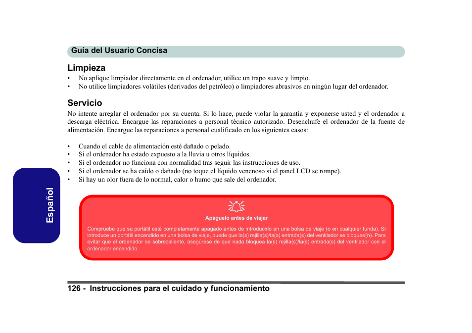 Limpieza, Servicio | Eurocom D40EV IMPRESSA User Manual | Page 132 / 206